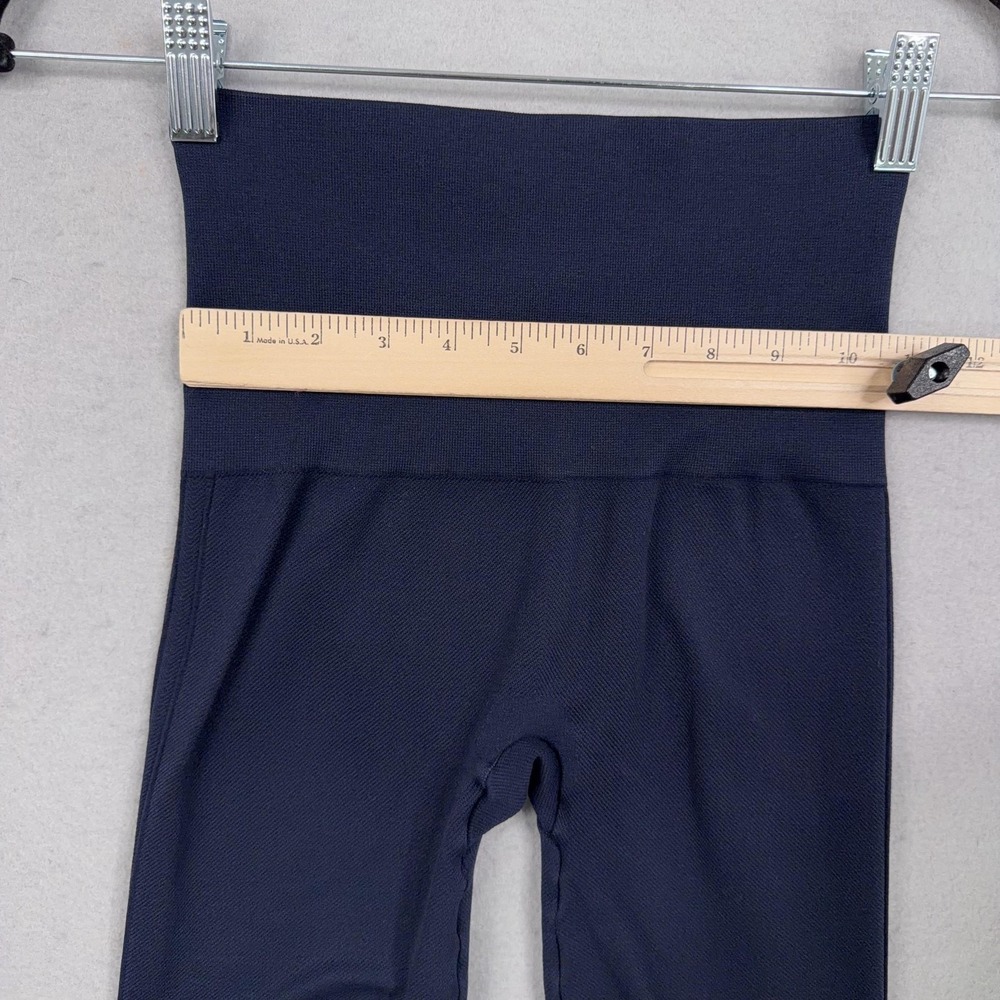 Spanx Leggings Pants Womens Small Navy High Waist Shaping Tummy Control - Picture 8 of 14